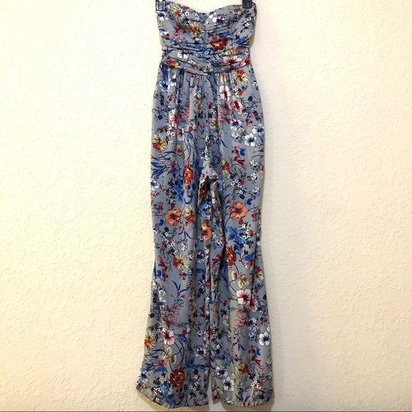 band of gypsies floral jumpsuit